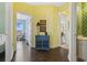 Bright hallway showcasing colorful walls and access to multiple rooms at 730 Pickering Dr. # 201, Murrells Inlet, SC 29576