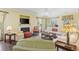 Cozy living room with fireplace, plush seating, and decorative accents at 730 Pickering Dr. # 201, Murrells Inlet, SC 29576
