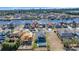 Aerial view showcasing the home's pool and backyard at 823 Waterton Ave., Myrtle Beach, SC 29579