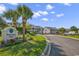 Palmetto Park community entrance with landscaping and manicured lawns at 881 Palmetto Trail # 103, Myrtle Beach, SC 29577