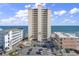 Oceanfront condo building with swimming pool and parking at 912 N Waccamaw Dr. # 1404, Garden City Beach, SC 29576