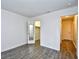 Bedroom with wood flooring and multiple doors at 10301 N Kings Hwy. # 15-8, Myrtle Beach, SC 29572