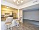 Kitchen and bar area featuring light cabinets, barstools and stainless appliances at 10301 N Kings Hwy. # 15-8, Myrtle Beach, SC 29572