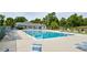 Inviting community pool with plenty of lounge chairs for relaxation at 10301 N Kings Hwy. # 15-8, Myrtle Beach, SC 29572