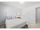 This bedroom has soft carpet and lots of light from the adjacent window at 115 Carolina Ave., Mullins, SC 29574