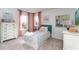 Colorful bedroom with playful decor, bright artwork, and a cozy atmosphere at 1450 Nokota Dr., Conway, SC 29526