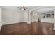 Open concept living area featuring hardwood floors and archway to the kitchen at 159 Terracina Circle, Myrtle Beach, SC 29588