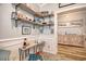 Hallway featuring a decorative shelf and starfish themed cabinet, accented by beachy decor at 161 Copper Leaf Dr., Myrtle Beach, SC 29588