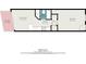Floor plan showcasing a one-bedroom apartment layout with a balcony, living room, and kitchen at 161 Seawatch Dr. # 808, Myrtle Beach, SC 29572