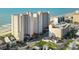 A stunning view of this beachfront condo with lovely blue water and a sandy beach at 1625 S Ocean Blvd. # 802, North Myrtle Beach, SC 29582