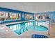 Bright indoor pool area with ample seating and natural light at 1625 S Ocean Blvd. # 802, North Myrtle Beach, SC 29582