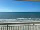 Balcony view showcasing the beautiful beach and ocean at 1625 S Ocean Blvd. # 802, North Myrtle Beach, SC 29582