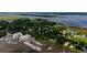 Scenic aerial view of marina and harbor with water access and lush surroundings at 201 River Rd., Georgetown, SC 29440