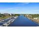 A gorgeous aerial view of the waterway at 2151 Bridge View Ct. # 1-1103, North Myrtle Beach, SC 29582
