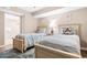 Cozy bedroom featuring two beds, a nightstand, and nautical themed decorations at 2151 Bridge View Ct. # 1-1103, North Myrtle Beach, SC 29582