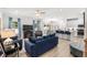 Open-concept living room with stylish furniture, hardwood floors, and ample natural light at 308 Golan Circle # A, Myrtle Beach, SC 29579