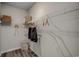 Walk-in closet with wire shelving at 312 Mayflower Dr., Calabash, NC 28467