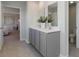 Elegant bathroom with double vanity and stylish fixtures at 356 Rookroost Circle, Conway, SC 29526