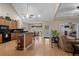 Open concept area combining kitchen, dining, and living spaces at 387 Foxtail Dr., Longs, SC 29568