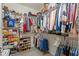 Spacious walk-in closet featuring wire shelving to maximize storage at 387 Foxtail Dr., Longs, SC 29568