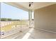 Relax on this balcony with scenic views, a ceiling fan, and room for outdoor seating at 395 S Crow Creek Dr. # 1709, Calabash, NC 28467