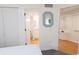 Bedroom with ensuite bathrooms for additional convenience at 410 Melrose Pl. # 308, Myrtle Beach, SC 29572