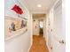Hallway featuring coastal decor and doorways to living spaces at 410 Melrose Pl. # 308, Myrtle Beach, SC 29572