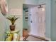 Charming entryway with beach-themed decor, including a decorative seahorse table, perfect for a coastal home at 4103 N Ocean Blvd. # 304, North Myrtle Beach, SC 29582