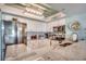 Modern kitchen with stainless steel appliances, white cabinets, and granite countertops at 4103 N Ocean Blvd. # 304, North Myrtle Beach, SC 29582