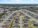 Panoramic aerial view of a community with well-kept lawns and a nearby coastline at 419 Broadmoor Dr., Murrells Inlet, SC 29576