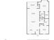 First floor floor plan featuring 3 bedrooms, 2 bathrooms, living room, kitchen and patio at 4803 Bovardia Pl. # 102, Myrtle Beach, SC 29577