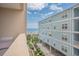 Balcony featuring ocean and beach views at 501 S Ocean Blvd. # 307, North Myrtle Beach, SC 29582