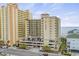 Wonderful view of this condo complex and the convenient parking available to the residents and guests at 501 S Ocean Blvd. # 307, North Myrtle Beach, SC 29582