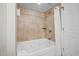 Clean bathroom featuring tub and shower with jacuzzi at 5200 N Ocean Blvd. # 937, Myrtle Beach, SC 29577