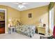 Comfortable bedroom featuring carpet, neutral colors, and a ceiling fan at 540 Alderly Ct., Little River, SC 29566