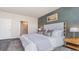 A view of the main bedroom and ensuite bathroom that offers comfort and privacy at 559 Firouz Dr, Longs, SC 29568