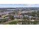 High angle view of community and golf course, with water in the distance, near the city skyline at 6015 Catalina Dr. # 914, North Myrtle Beach, SC 29582