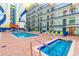 Inviting pool and hot tub area with surrounding lounge chairs, perfect for relaxation and enjoying the sun at 6804 N Ocean Blvd. # 1639, Myrtle Beach, SC 29572