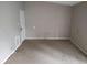Neutral bedroom with carpet and door and wall with electrical outlets at 7 Century St. # 7, Myrtle Beach, SC 29577