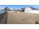 Large, empty, fenced backyard with brown grass at 793 Drawbridge Dr., Conway, SC 29526