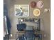 Comfortable office with wooden shelves, pelican art, and a modern desk setup at 820 9Th Ave. S, North Myrtle Beach, SC 29582