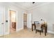 Versatile home office with convenient access to a full bathroom and staircase at 898 Bluffview Dr., Myrtle Beach, SC 29579