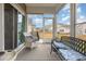 Screened-in porch with outdoor seating at 909 Witherbee Way, Little River, SC 29566