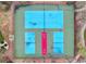 Aerial view of tennis and shuffleboard courts at 9750 Leyland Dr. # 2, Myrtle Beach, SC 29572