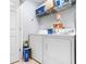 Laundry room featuring a washer, dryer and storage shelves at 9750 Leyland Dr. # 2, Myrtle Beach, SC 29572