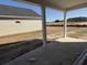View of the covered back porch and backyard showing the open outdoor space at 1013 Jase Dr., Longs, SC 29568