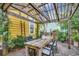 View of the home's patio featuring brick pavers, seating, and a pergola at 1045 Means Circle, Myrtle Beach, SC 29577