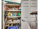 Storage room with shelves full of cleaning and home repair supplies at 1045 Means Circle, Myrtle Beach, SC 29577