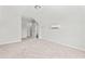 Clean and bright bedroom with plush carpet, featuring a mini-split air conditioning unit at 119 Old Chimney Ln, Conway, SC 29526