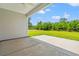 Relaxing covered patio overlooking the beautiful backyard at 119 Old Chimney Ln, Conway, SC 29526
